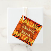 Hakuna Matata Asante Sana: Lebendiger Afrikanische Geschenkanhänger (Beispiel)