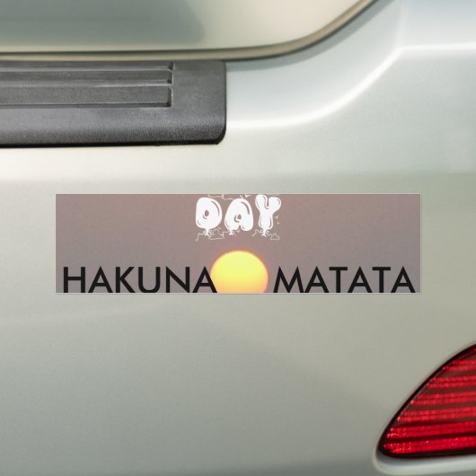 Hakuna Matata Autoaufkleber (Auf Auto)