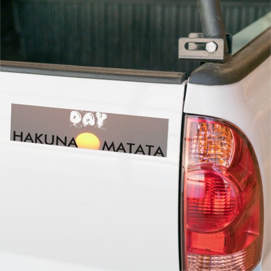 Hakuna Matata Autoaufkleber (Auf Lkw)