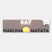 Hakuna Matata Autoaufkleber (Vorne)