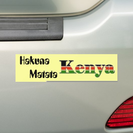 Hakuna        Matata Autoaufkleber (Auf Auto)