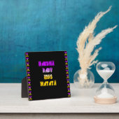 Hakuna Matata Baby and Kids Art Print Fotoplatte (InSitu)