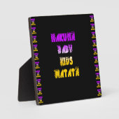 Hakuna Matata Baby and Kids Art Print Fotoplatte (Vorderseite)