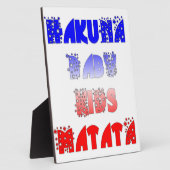 Hakuna Matata Baby & Kids: Französisches Farbdesig Fotoplatte (Seite)