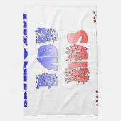 Hakuna Matata Baby & Kids: Französisches Farbdesig Handtuch (Vertikal)