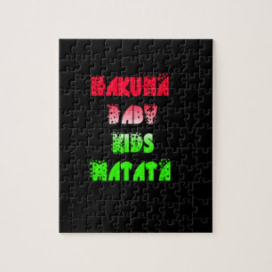 Hakuna Matata Baby Kids Geschenke erstaunliche F Puzzle
