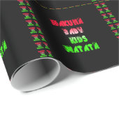 Hakuna Matata Baby Kinder Geschenke phantastische  Geschenkpapier (Rolleneckpunkt)