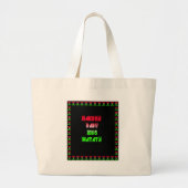 Hakuna Matata Baby Kinder Geschenke phantastische Jumbo Stoffbeutel (Vorne)