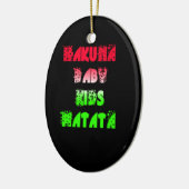 Hakuna Matata Baby Kinder Geschenke phantastische  Keramikornament (Links)