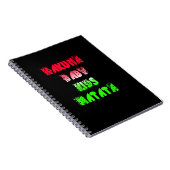 Hakuna Matata Baby Kinder Geschenke phantastische  Notizblock (Rechte Seite)