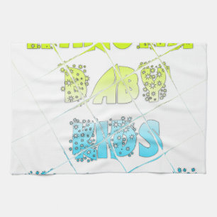 Hakuna Matata Baby Kinder Happy Colors Art Print D Handtuch