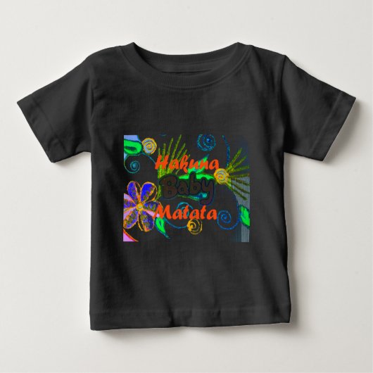 Hakuna Matata Baby.png Baby T-shirt (Vorderseite)