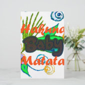 Hakuna Matata Baby.png Briefpapier (Stehend Vorderseite)