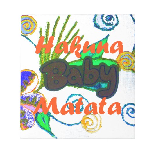 Hakuna Matata Baby.png Notizblock (Vorderseite)