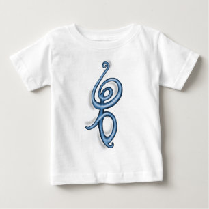 Hakuna Matata ~ blaues Symbol Baby T-shirt