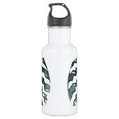 Hakuna Matata Blue Triangle Style.png Edelstahlflasche (Rückseite)