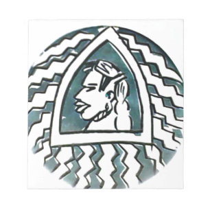 Hakuna Matata Blue Triangle Style.png Notizblock