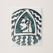 Hakuna Matata Blue Triangle Style.png Puzzle (Vertikal)