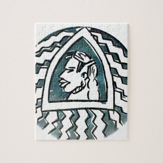 Hakuna Matata Blue Triangle Style.png Puzzle (Vertikal)