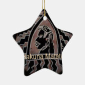 Hakuna Matata Bongo Flavor. Keramikornament (Rechts)