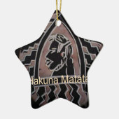 Hakuna Matata Bongo Flavor. Keramikornament (Links)