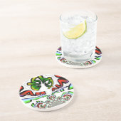 Hakuna Matata Brasilien Geschenk Getränkeuntersetzer (Seite)