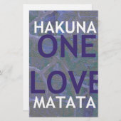 HAKUNA MATATA BRIEFPAPIER (Vorne/Hinten)