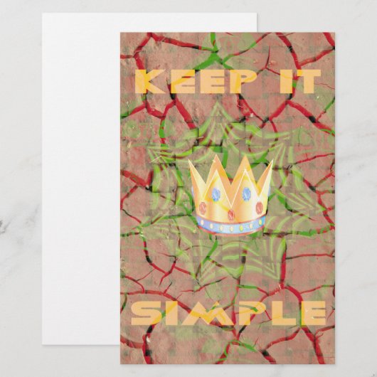 Hakuna matata briefpapier (Vorne/Hinten)