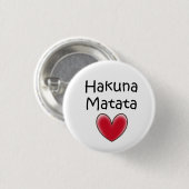 hakuna matata button (Vorne & Hinten)