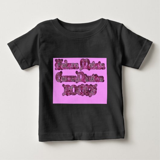 Hakuna Matata Communication ROCKS Art Print Baby T-shirt (Vorderseite)