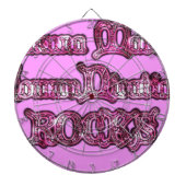 Hakuna Matata Communication ROCKS Art Print Dartscheibe (vorne)