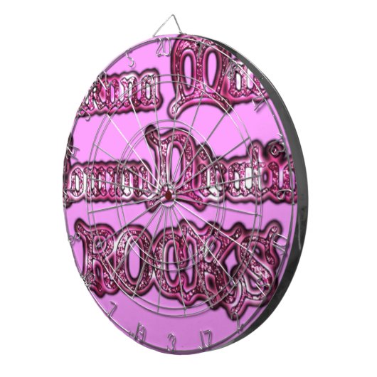 Hakuna Matata Communication ROCKS Art Print Dartscheibe (Vorderseite rechts)