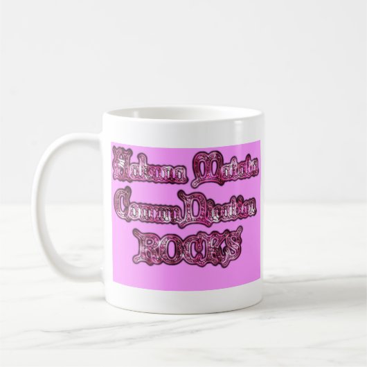 Hakuna Matata Communication ROCKS Art Print Kaffeetasse (Links)