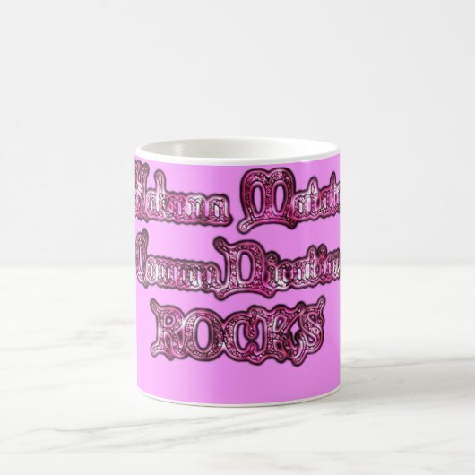 Hakuna Matata Communication ROCKS Art Print Kaffeetasse (Mittel)