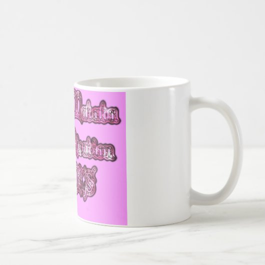 Hakuna Matata Communication ROCKS Art Print Kaffeetasse (Rechts)