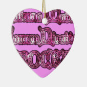 Hakuna Matata Communication ROCKS Art Print Keramik Ornament (Rechts)