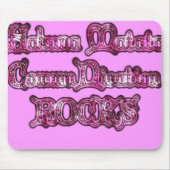 Hakuna Matata Communication ROCKS Art Print Mousepad (Vorne)