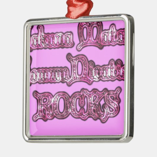 Hakuna Matata Communication ROCKS Art Print Ornament Aus Metall (Links)