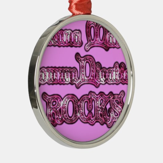 Hakuna Matata Communication ROCKS Art Print Ornament Aus Metall (Rechts)