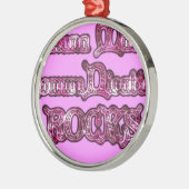 Hakuna Matata Communication ROCKS Art Print Ornament Aus Metall (Links)