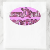 Hakuna Matata Communication ROCKS Art Print Ovaler Aufkleber (Tasche)