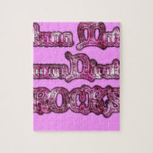 Hakuna Matata Communication ROCKS Art Print Puzzle (Vertikal)