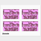 Hakuna Matata Communication ROCKS Art Print Rechteckiger Aufkleber (Blatt)