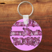 Hakuna Matata Communication ROCKS Art Print Schlüsselanhänger (Vorderseite)