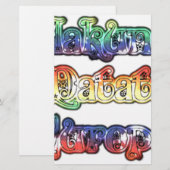 Hakuna Matata Europe Art Print/Graphic (Vorne/Hinten)