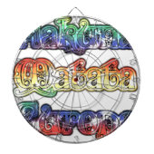 Hakuna Matata Europe Art Print/Graphic Dartscheibe (vorne)