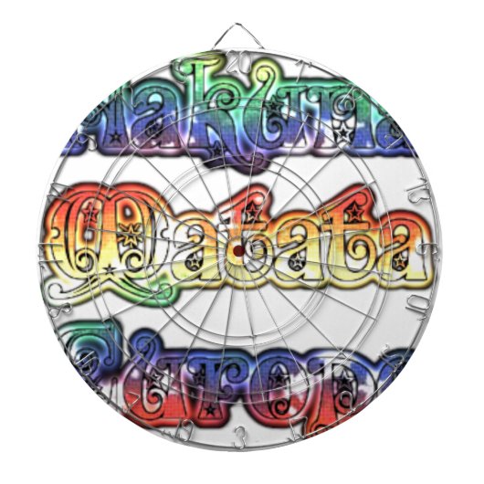 Hakuna Matata Europe Art Print/Graphic Dartscheibe (vorne)