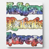 Hakuna Matata Europe Art Print/Graphic Fotoplatte (Vorderseite)