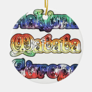 Hakuna Matata Europe Art Print/Graphic Keramik Ornament