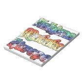 Hakuna Matata Europe Art Print/Graphic Notizblock (Rotiert)